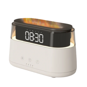 دستگاه بخور و ساعت هیوجی Hivagi flame aroma diffuser with clock
